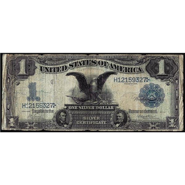 1899 $1 Black Eagle Silver Certificate Note