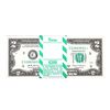 Image 1 : Pack of (100) Consecutive 2017A $2 Federal Reserve STAR Notes Philadelphia