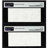 Image 2 : Set of Giori Test Note Washington & Lincoln Memorial PMG Gem Uncirculated 66EPQ