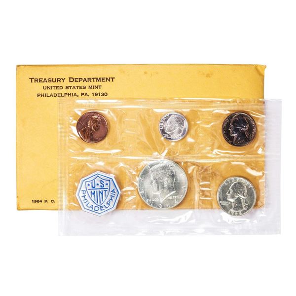 1964 (5) Coin Proof Set in Envelope