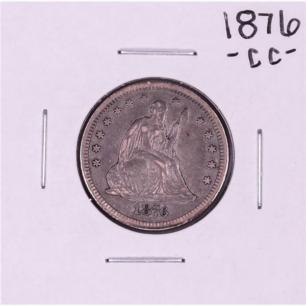 1876-CC Seated Liberty Quarter Coin