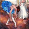 Image 2 : Hedva Ferenci "Blue Dancer" Limited Edition Serigraph On Paper