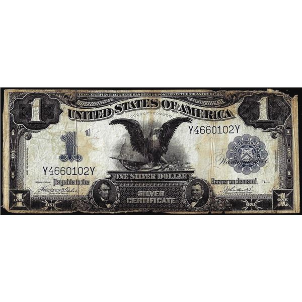 1899 $1 Black Eagle Silver Certificate Note