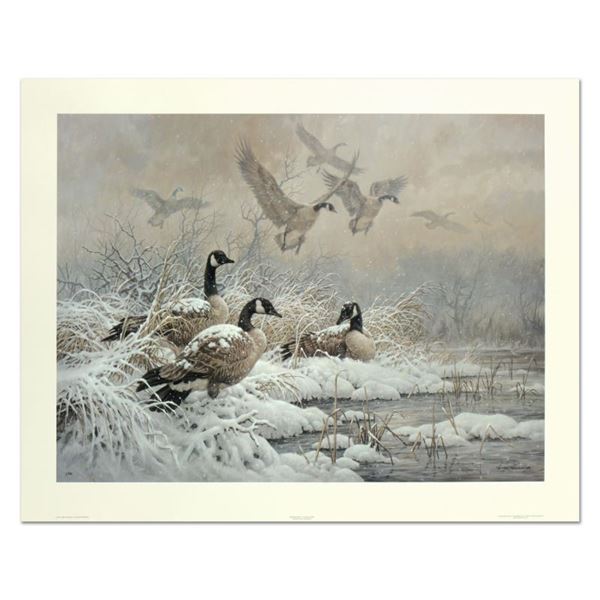 Fanning (1938-2014) "Winter Retreat" Limited Edition Lithograph On Paper