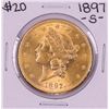 Image 1 : 1897-S $20 Liberty Head Double Eagle Gold Coin
