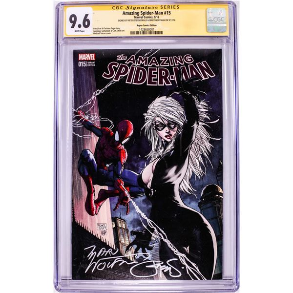 Signature Series Marvel Comics Amazing Spider-Man #15 Comic Book 9/15 CGC 9.6