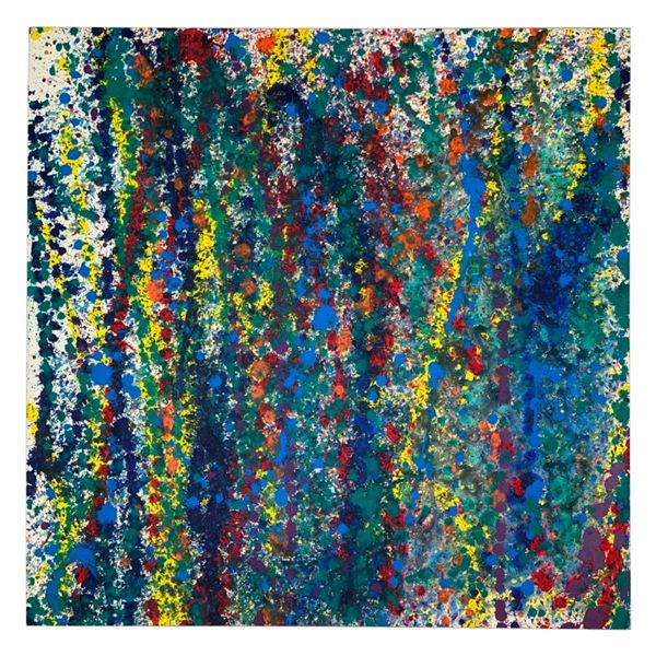 Wyland "Abstract 4" Original Acrylic On Board