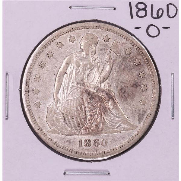 1860-O $1 Seated Liberty Silver Dollar Coin