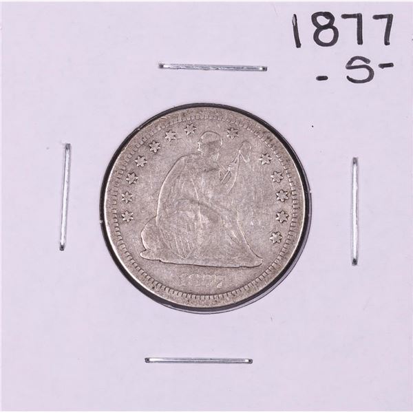 1877-S Seated Liberty Quarter Coin