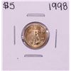 Image 1 : 1998 $5 American Gold Eagle Coin