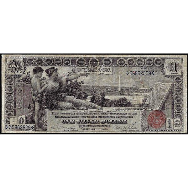 1896 $1 Educational Silver Certificate Note