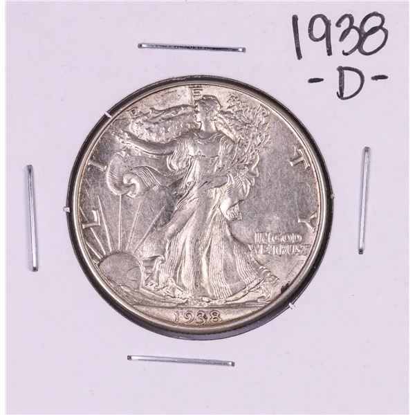 1938-D Walking Liberty Half Dollar Coin
