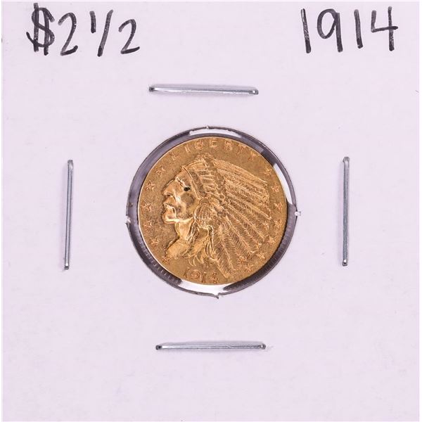 1914 $2 1/2 Indian Head Quarter Eagle Gold Coin