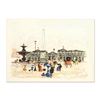 Image 1 : Urbain Huchet "Place Concord" Limited Edition Lithograph On Paper