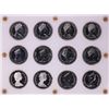 Image 2 : 1971-1982 Proof $1 Canada Commemorative Silver Dollar Coin Sets in Capital Plastic