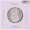 Image 1 : 1857 Seated Liberty Quarter Coin