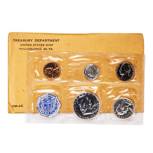 1959 (5) Coin Proof Set in Envelope