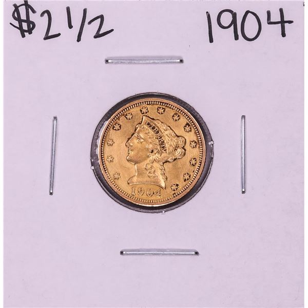 1904 $2 1/2 Liberty Head Quarter Eagle Gold Coin