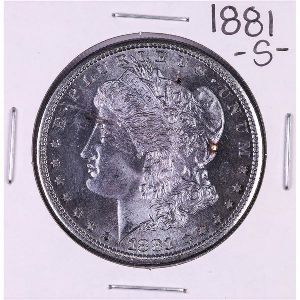 1881-S $1 Morgan Silver Dollar Coin Nice Toning