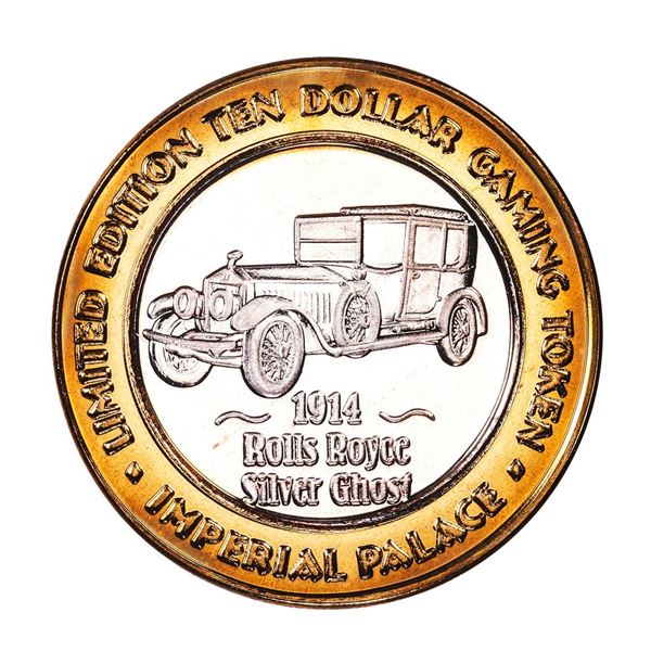 .999 Silver Imperial Palace Hotel & Casino Nevada $10 Limited Edition Gaming Token