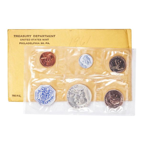 1961 (5) Coin Proof Set in Envelope