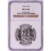 Image 1 : 1954-D Franklin Half Dollar Coin NGC MS63FBL