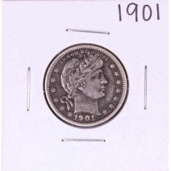 1901 Barber Quarter Coin