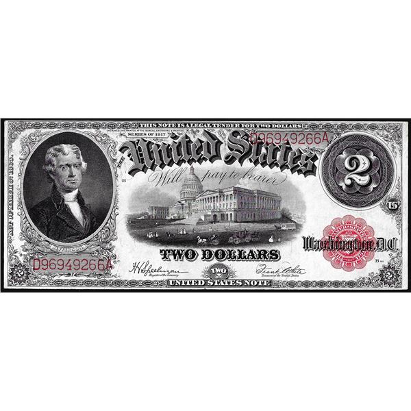 1917 $2 Legal Tender Note