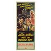 Image 1 : Abbott & Costello Meet the Invisible Man Insert Poster.
