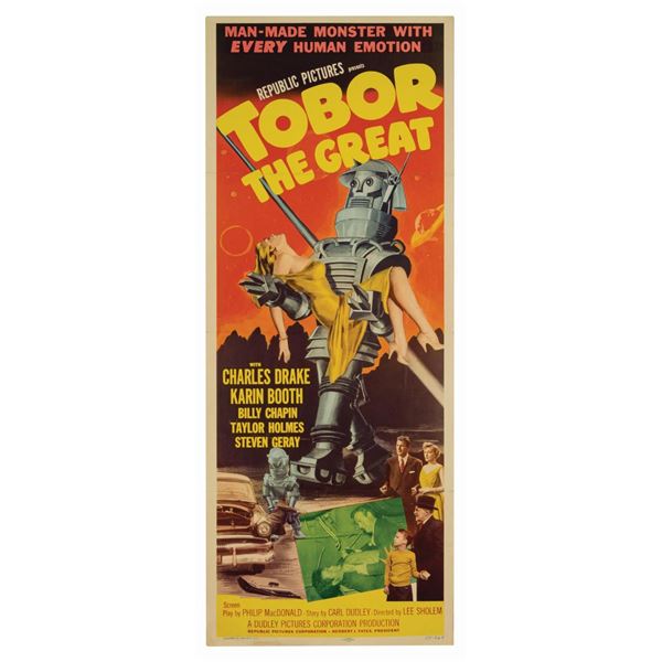 Tobor the Great Insert Poster.