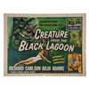 Image 1 : Creature from the Black Lagoon Half-Sheet Poster.