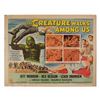 Image 1 : The Creature Walks Among Us Half-Sheet Poster.