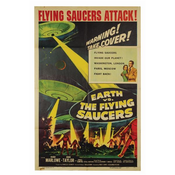 Earth vs. the Flying Saucers 1-Sheet Poster.