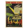 Image 1 : Earth vs. the Flying Saucers 1-Sheet Poster.