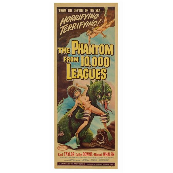 Phantom from 10,000 Leagues Insert Poster.