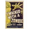 Image 1 : I Walked with a Zombie Reissue 1-Sheet Poster.