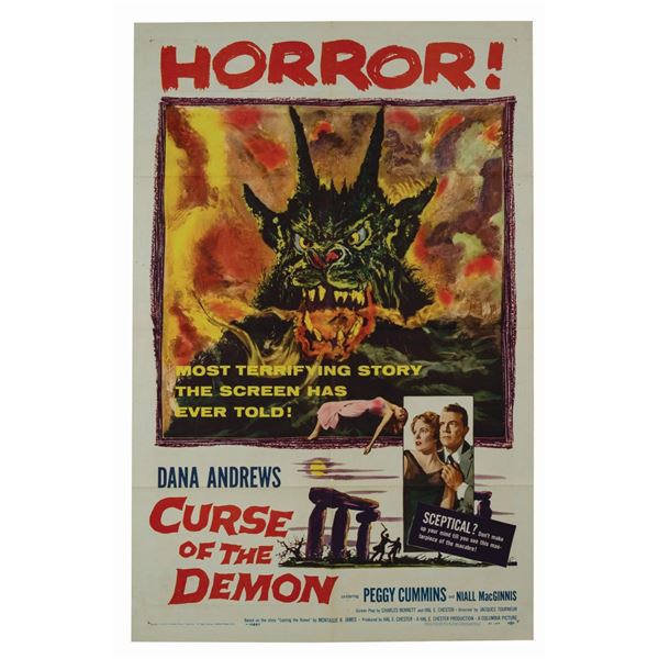 Curse of the Demon 1-Sheet Poster.