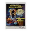 Image 1 : James Bond 007 Diamonds Are Forever Window Card.