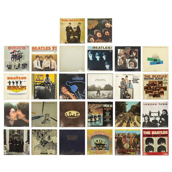 Set of 26 Beatles Records
