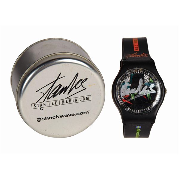 Stan Lee Signed Shockwave Wristwatch.