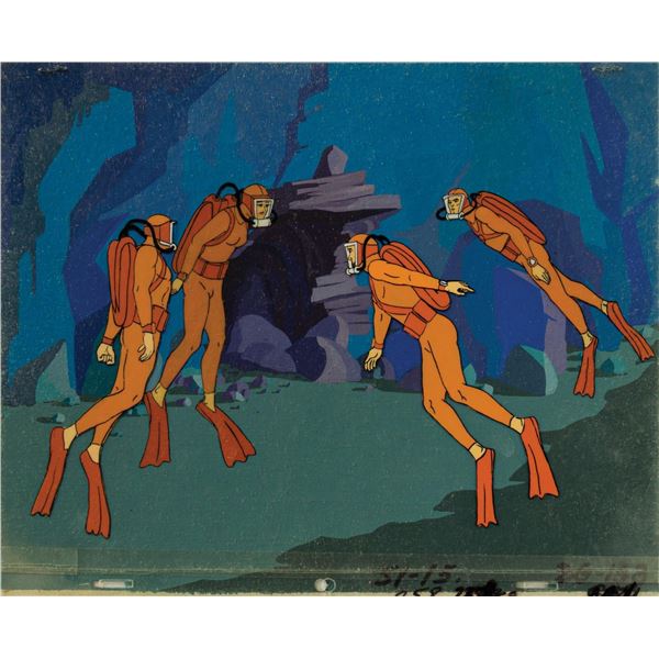 Sealab 2020 Original Cel Setup.