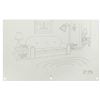 Image 2 : Pair of The Simpsons Game Living Room Layout Drawings.