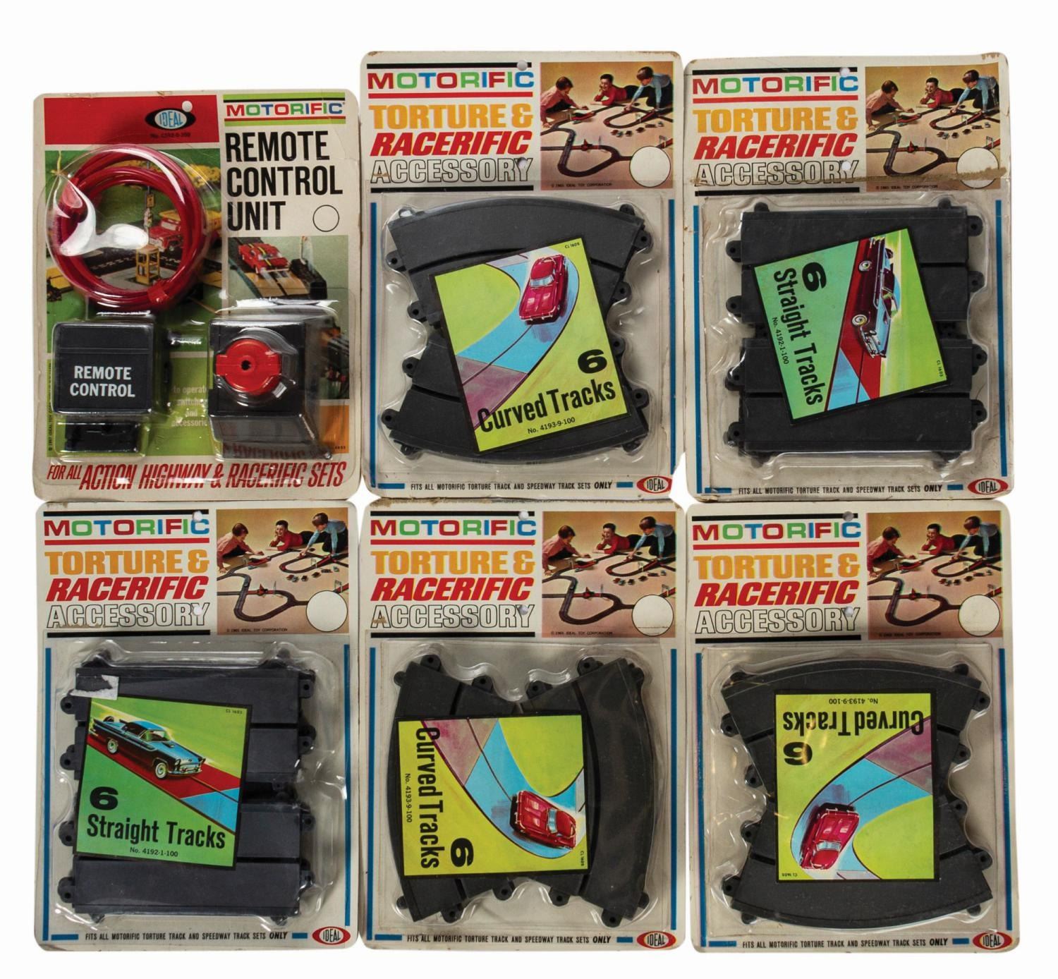 Motorific Racerific Racing Set and Accessories. - Van Eaton Galleries