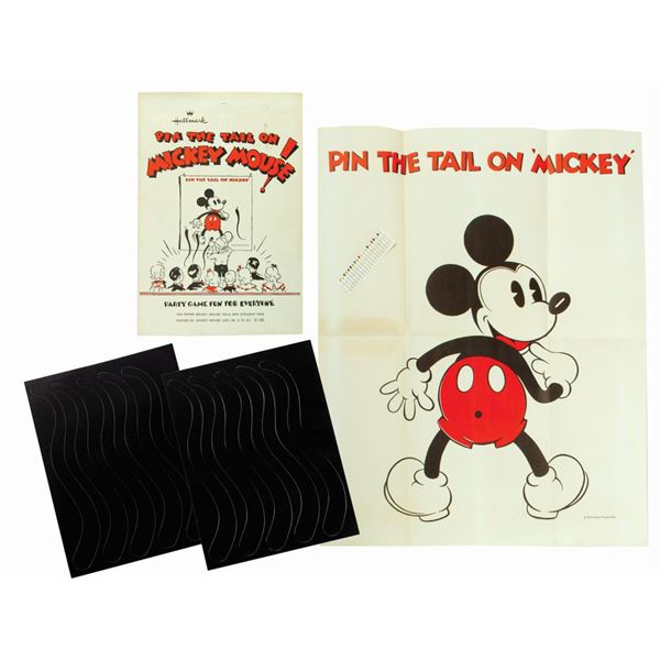 Pin the Tail on Mickey Mouse Game.