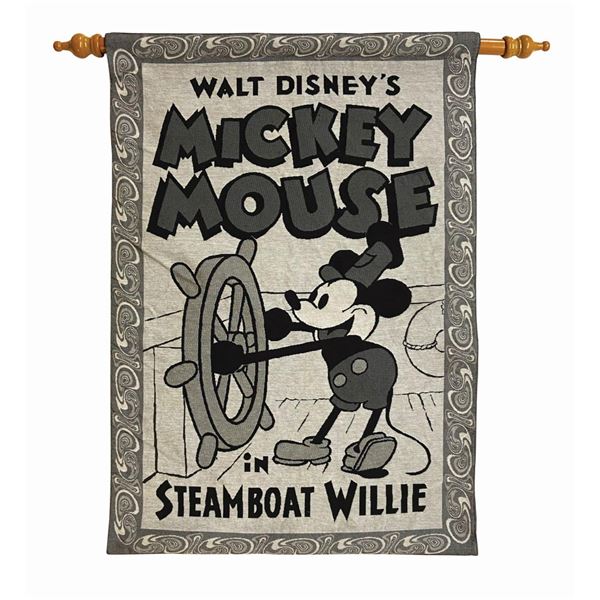 steamboat willie mickey mouse wall art prints for... Mickey Mouse Steamboat Willie Wall Tapestry. - Van Eaton Galleries