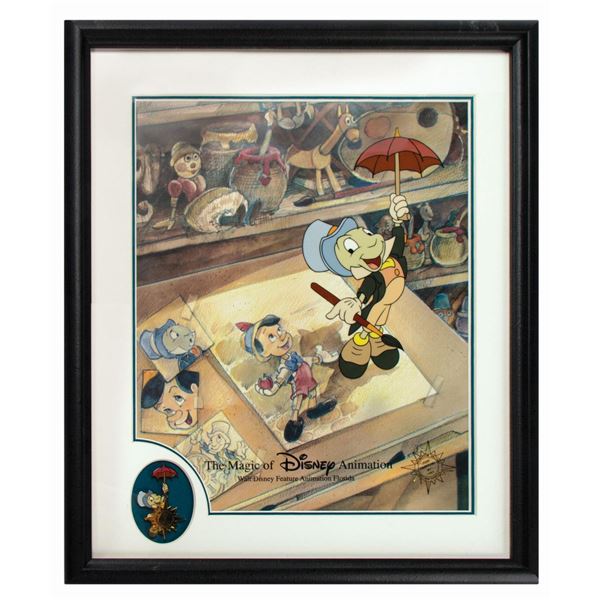 Jiminy Cricket Cel & Pin Set.