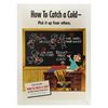Image 2 : Complete Set of (6) How to Catch a Cold Posters.