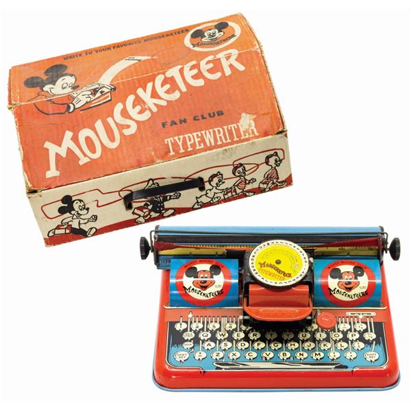 Mouseketeer Fan Club Typewriter.