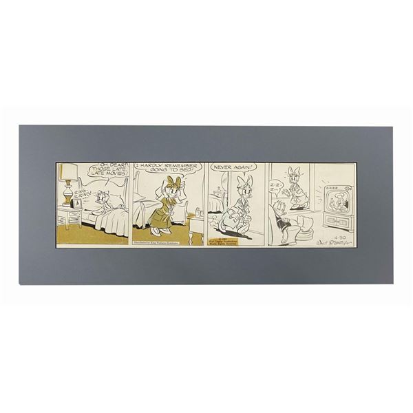Donald Duck Original Comic Strip.