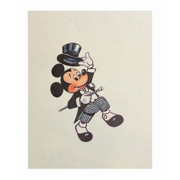 Performer Mickey Mouse Illustration.